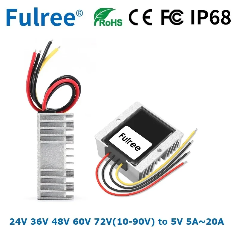 Step Down Conversor de Energia 24 36 48 60 72 Volts para Volts Buck Regulador de Tensão 24v 36v 48v 60v 72 v a v 5a 10a 15a 20a dc
