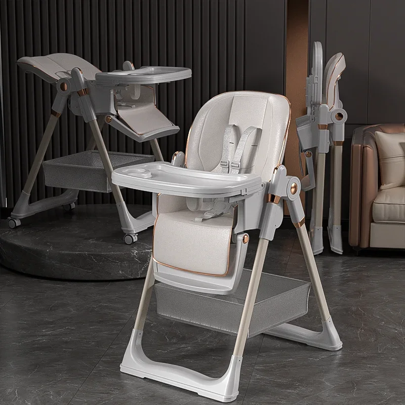 Baby Dining Chair Household Dining Chair Reclining Table Folding Multifunctional Lifting