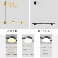 IPesl โมเดิร์นขนาดยาว APP โคมระย้าห้องครัวห้องรับประทานอาหารตกแต่งภายในบ้านระยะไกลแขวนโคมไฟ Drop Shipping 4