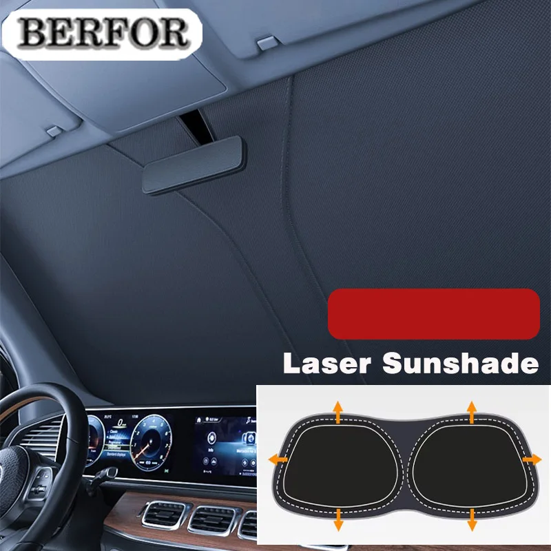 For Nissan Kicks-Car Styling Nano-Insulat Windshield Sunshade Front Window Sun Shade Visor Auto Interior Accessories
