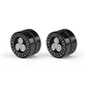 Black Punk Magnet Clip/Stud Earrings For Women Men Boy New Fashion Geometry Stainless Steel Jewelry Accessories Earrings 3