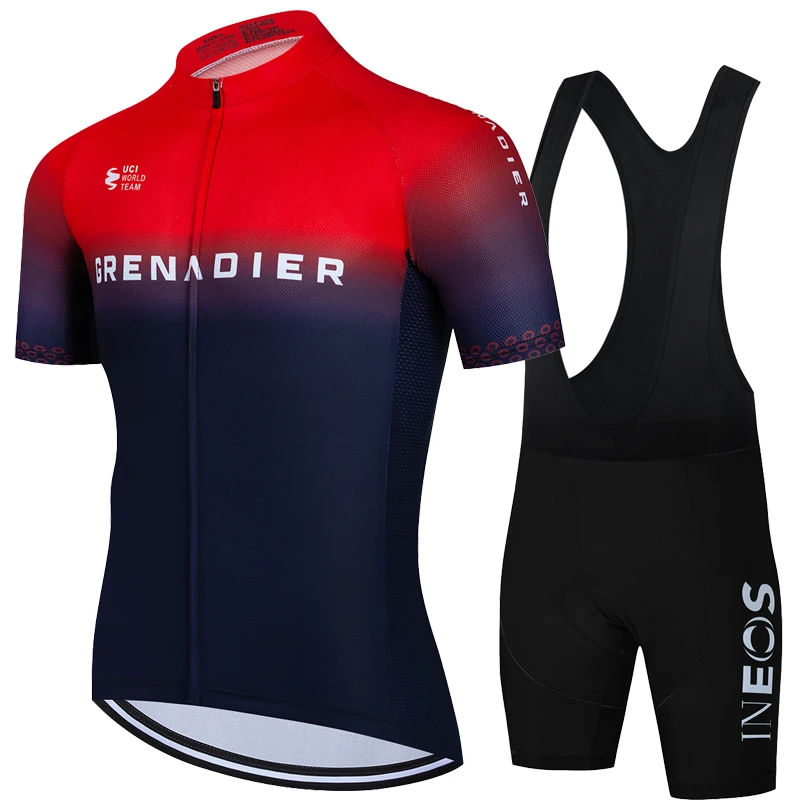 

Men's Cycling Suit Clothes Sports Set INEOS Mtb Clothing Shorts Jersey Man Summer 2023 Blouse Complete Tricuta Uniform Bike Bib