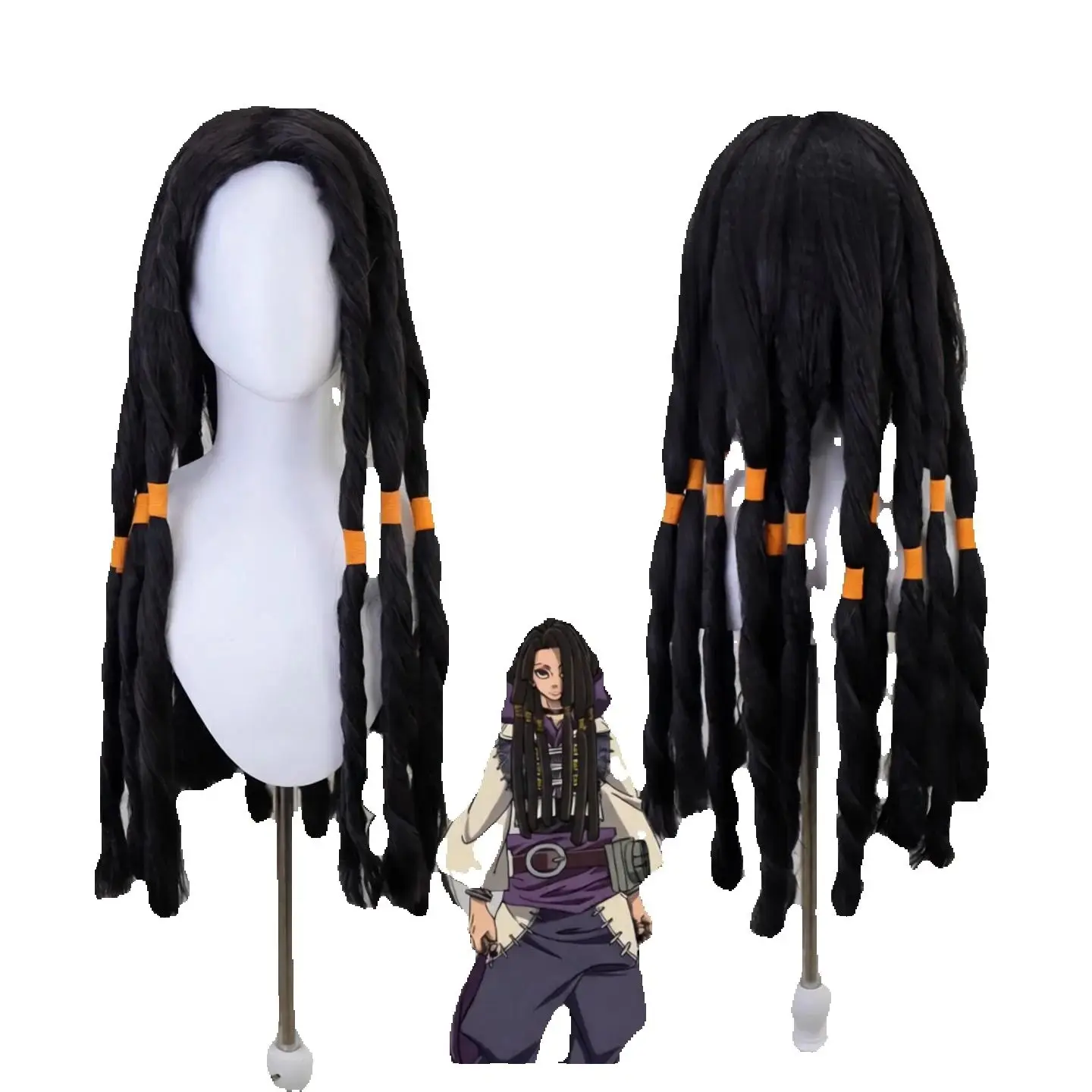 Generic Heat-Resistant Synthetic Wig for Cosplay Events