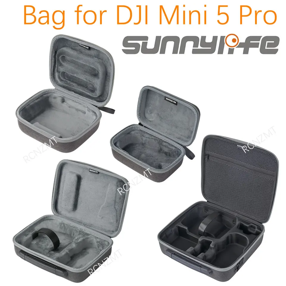 DAZZLEEX Sac De Rangement Pour DJI Mini 5 Pro Avec étui De Transport En Tissu Imperméable Résistant Aux Chocs Et Doublure Intérieure Douce Compatible Avec Les Télécommandes RC-N3 Et RC2 (sac Hôte