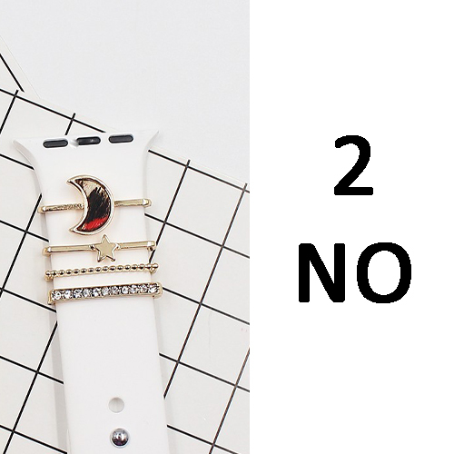 For apple watch band Diamond Jewelry Charms for samsung Galaxy watch 4/Classic for amazfit Bracelet Strap Accessories