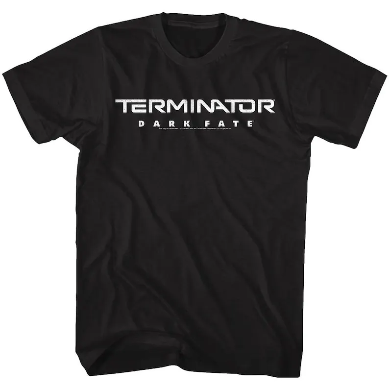 

Terminator Dark Fate Logo Black взрослая футболка