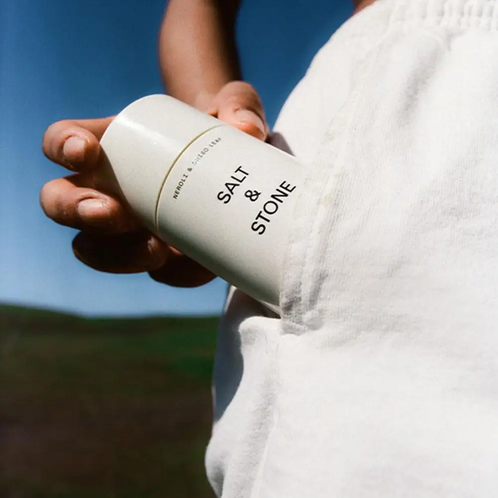 SALT&STONE Deodorante Stick Profumato Lunga Durata Fragranza Sandalo Rinfrescante Non Appiccicoso Cura delle Ascelle Elimina gli Odori - immagine 4
