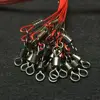 10pcs 50cm Sea Fishing Steel Wire 1mm Diameter 150LB Tension Fishing Leader Line Anti-bite Thicken Lure Fishing-line Sea Fishing 2