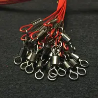 10pcs 50cm Sea Fishing Steel Wire 1mm Diameter 150LB Tension Fishing Leader Line Anti-bite Thicken Lure Fishing-line Sea Fishing 2