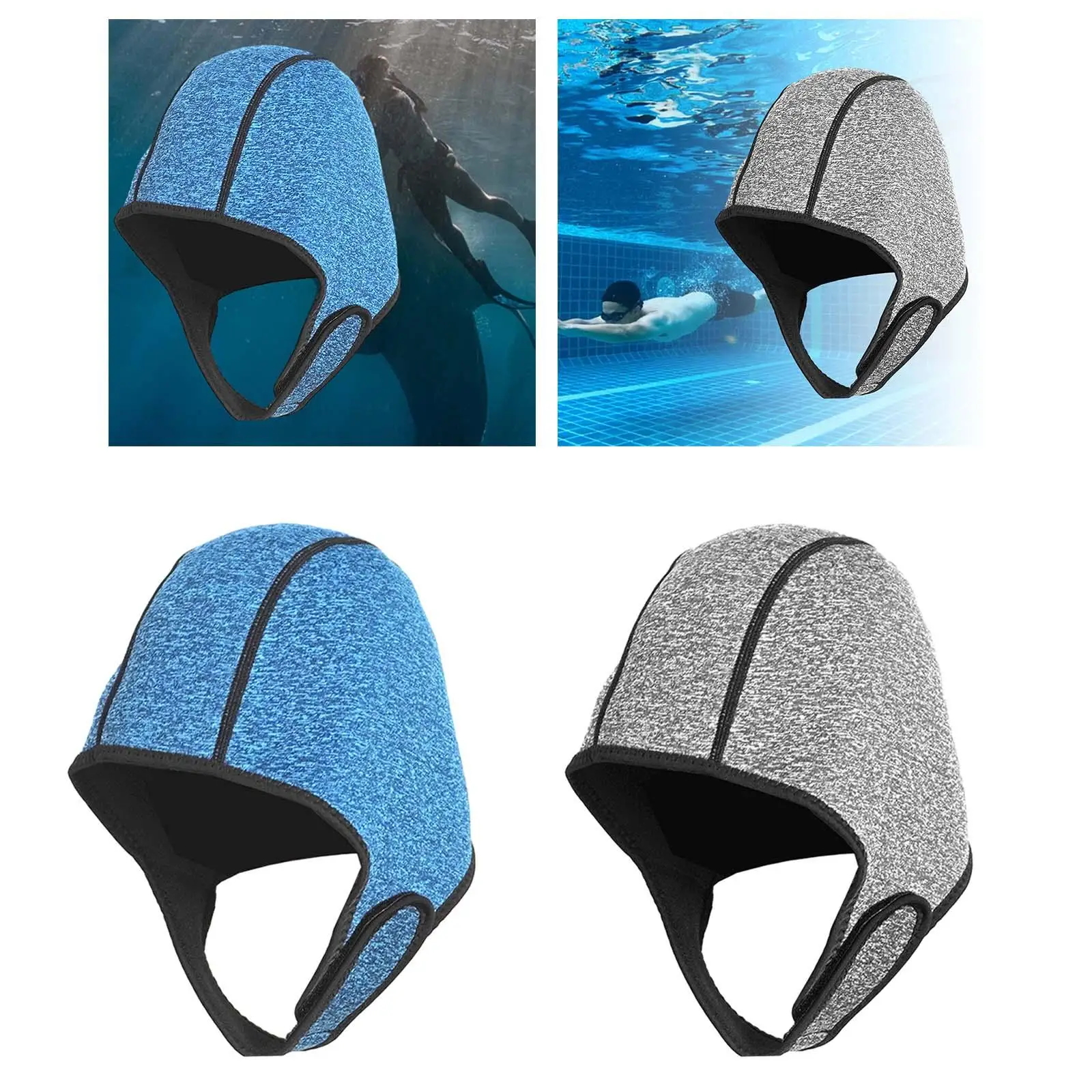 2mm Neoprene Hood Scuba Diving Hood Comfort Keep Warm Swimming Cap Thermal