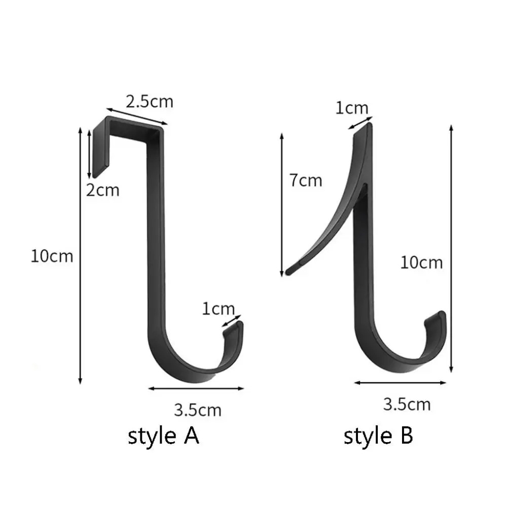 1 Pc Creative Multifunctional Hanging Rod Single Hook Space Aluminum Radiator Cabinet Door Back Hook Bathroom Towel Small