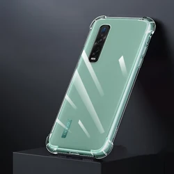 Ultra-Clear Shockproof Silicone Phone Case - Slim, Protective Airbag Design for OPPO Find X2 (Clear)
