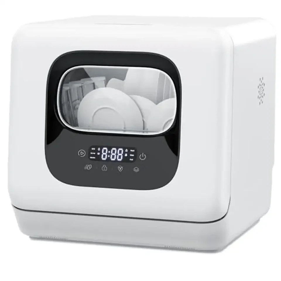 Compact Portable Dishwasher with LED Touch Screen