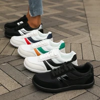 Women's Shoes Sneakers Wide Toe Barefoot Casual Wide Last Fashionable Canvas Black Flat Board Shoes Breathable Mesh Men's Shoes - Image 6