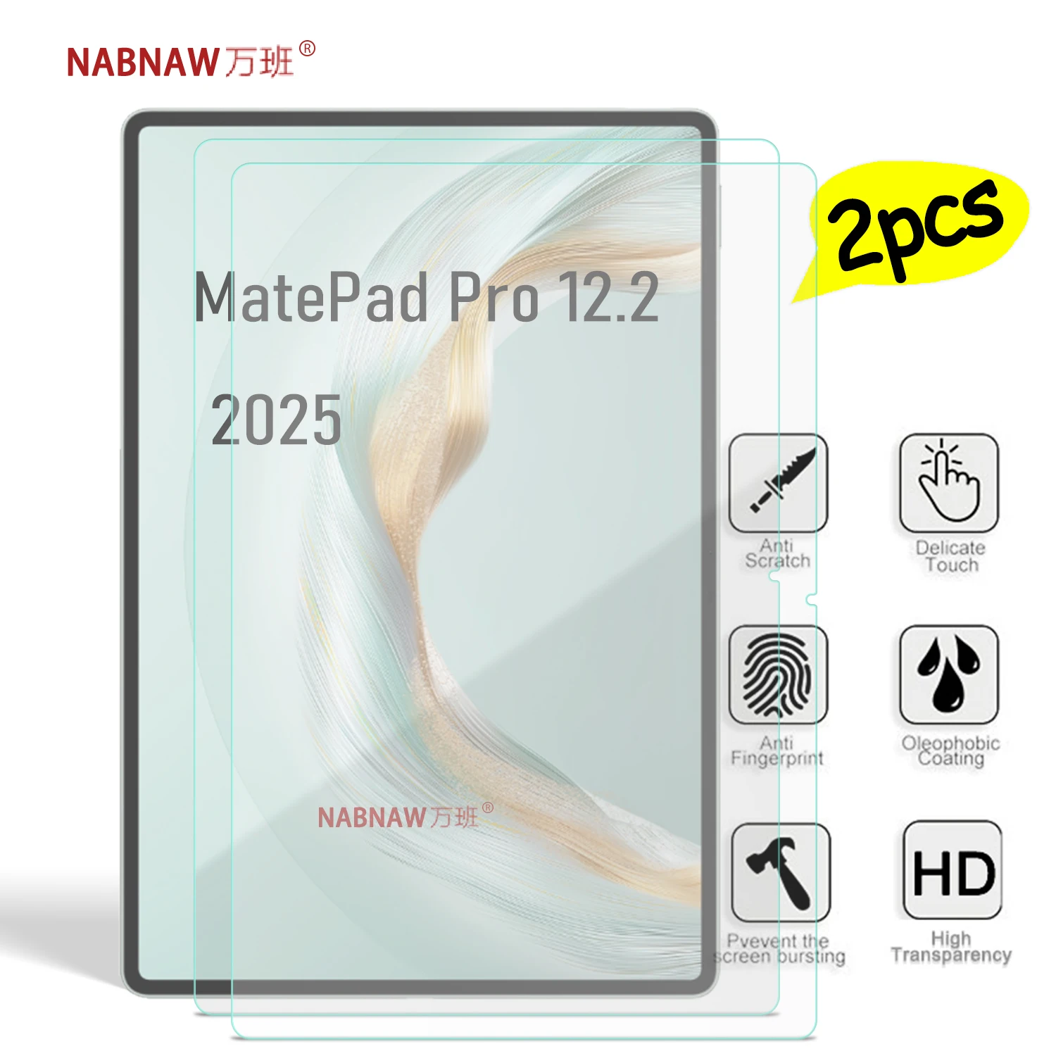 Premium Full HD Tempered Glass Screen Protector for Tablet - Scratch Proof Film