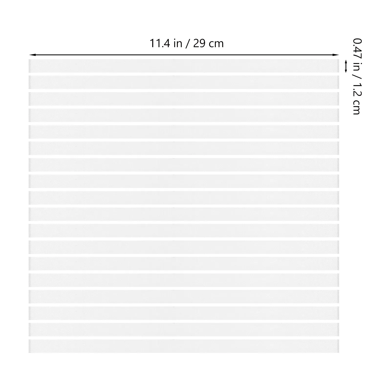 20Pcs 열 바인딩 접착제 스트립 1.2cm 폭의 핫멜트 접착 스트립 책 제본 계약 보고서 사진 공예 바인딩