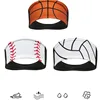 1 Piece of Sports Ball Pattern Headband Series with Elastic Material Style, Comfortable To Wear, Sweat Absorbing and Anti Slip 2