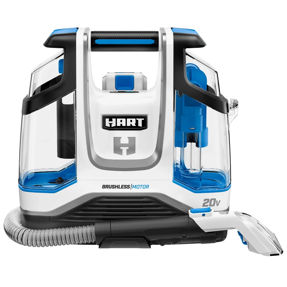

HART 20-Volt Cordless Carpet & Upholstery Spot Cleaner with (1) 20-Volt 4Ah Battery Vacuum Cleaner for Home Suitable for Carpet