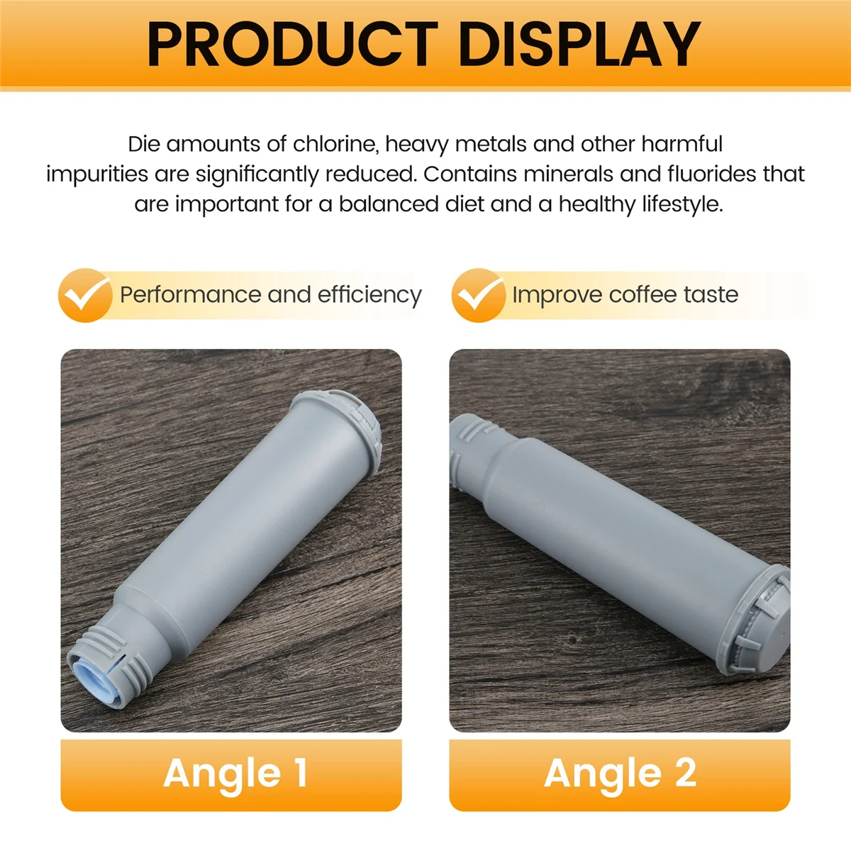 Coffee Machine Water Filter Cartridges for Melitta/Krups Claris F088 F088 01/Siemens TCZ60003/AEG/Neff/Bosch TCZ6003#A66K