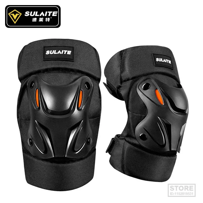 

SULAITE Motorcycle Knee Pad Summer Sports And Elbow Leg Anti-fall Knight Protective Gear