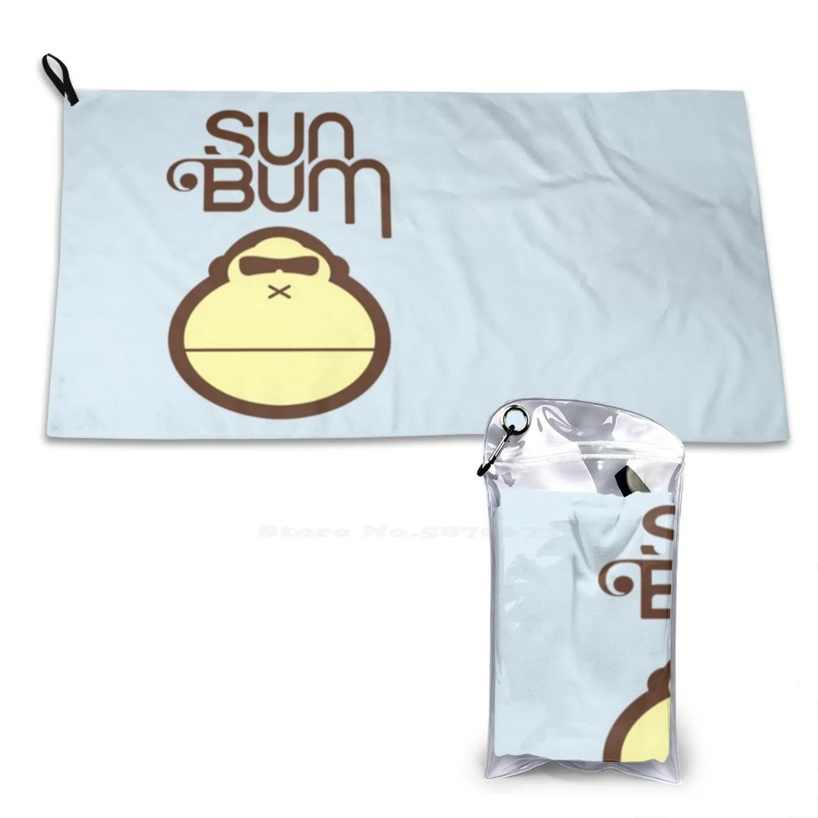 CoconutGirlSurferSummerSunBumGorillaSoftTowelHighQuanlity