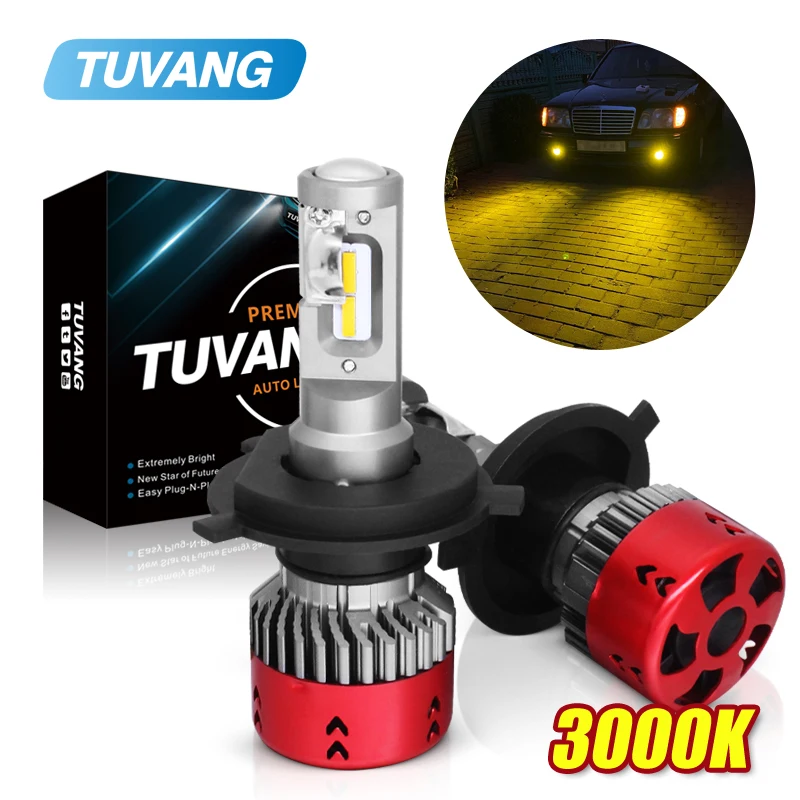 4x Faros LED Bombilla HI/Lo Luces antiniebla para For Jeep Patriot