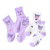 Kids girls Socks, Kulomi cartoon Socks, soft cotton Socks, Kid  spring Casual cartoon  Socks