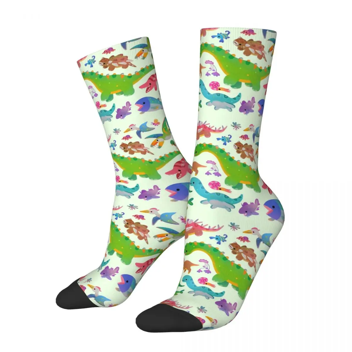 

Jurassic Baby - Pastel Socks Harajuku Super Soft Stockings All Season Long Socks Accessories for Man's Woman's Gifts