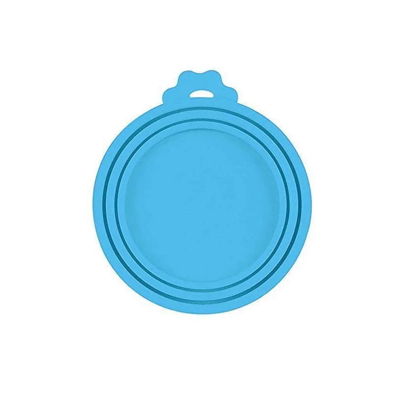 Versatile Silicone Pet Food Can Cover - 3-in-1 Seal