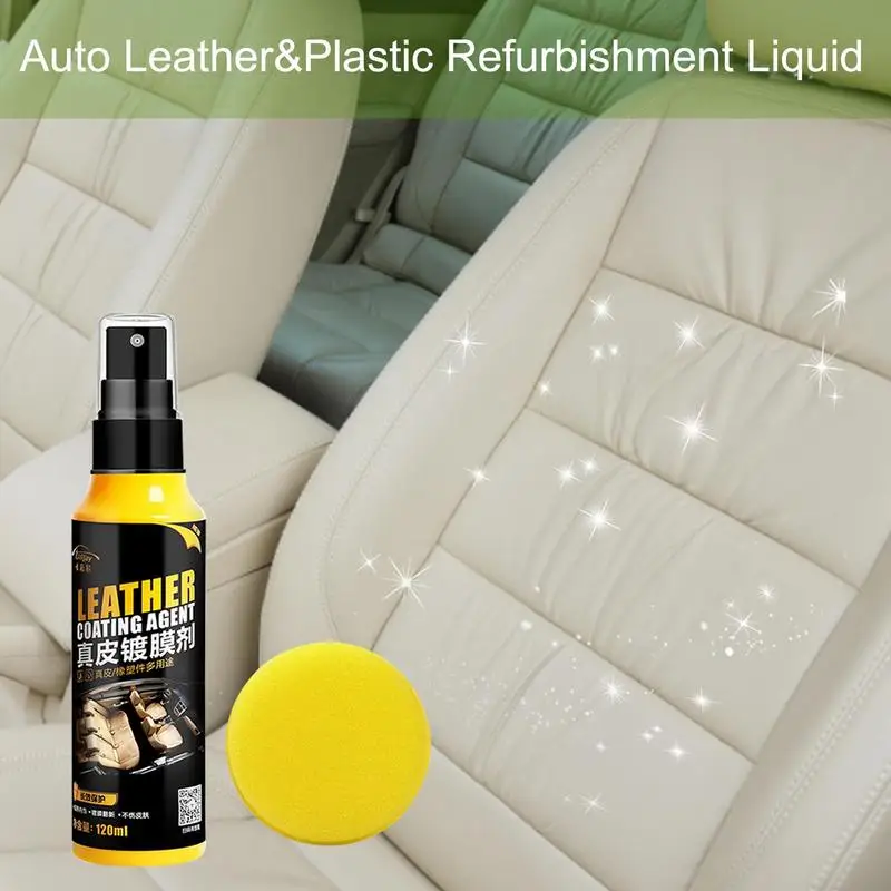 120mlAutoLeatherRenovationAgentCarLeatherRepairCreamDashboard