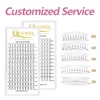 Quewel Lashes ODM OEM Premade Fan Lashes 3D 4D 5D 6D 8D Eyelashes Private Logo Wholesale Flase Eyelashes 1