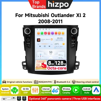 Radio para Auto de 9.7 Pulgadas para Mitsubishi Outlander XL 2 2008 2009 2010 2011, Navegación, Multimedia, Bluetooth Inalámbrico, Carplay, Pantalla QLED 1