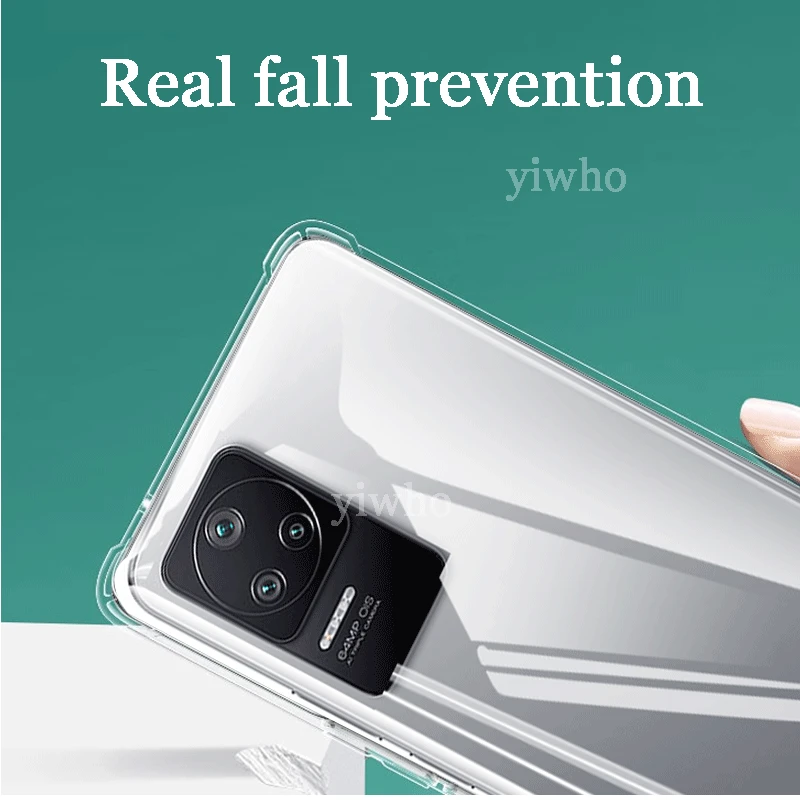 F4 Luxury Clear Soft Silicone Case For Xiaomi POCO F4 Shockproof Transparent POCO POCCO F 4 Mobile Phone Cases back Covers Phone Case Phone Protector Cover