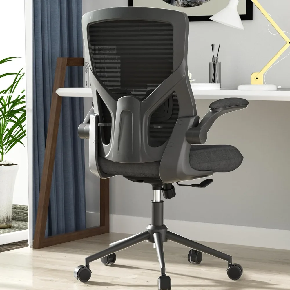 

Office Chair, Ergonomic Desk Chair with 4.2” Premium Cold-Cured Cushion, Adjustable Lumbar Support, High Back Mesh Computer Chai