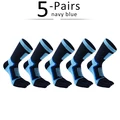 5 Pairs navy bluy