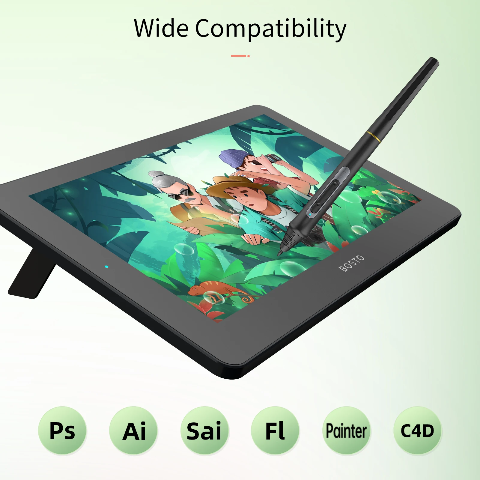 Bosto BT-12HD/BT-12HDT描画タブレット11.6インチhd H-IPS液晶