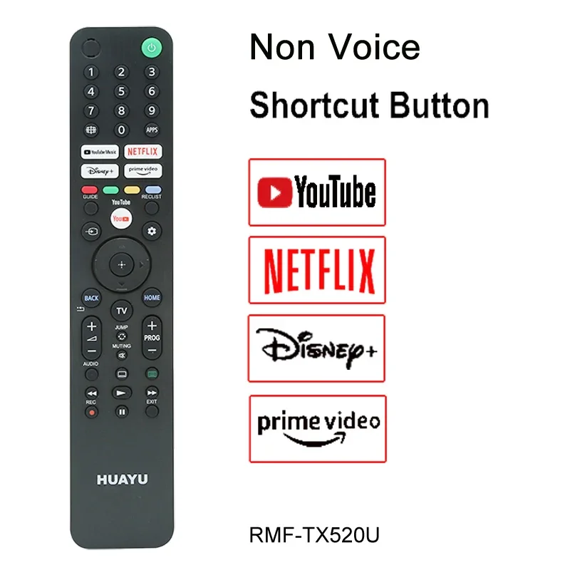 Sony Universele Afstandsbediening – RMF-TX520E – Voor alle Sony Smart TVs- Slimtron TX5 SON-IR