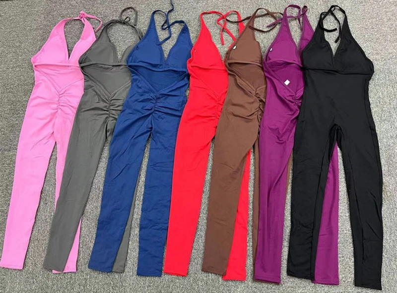 Fitness Jumpsuit Yoga Set Sports Set Gym Workout Set Sportswear Set Woman Fitness Jumpsuit