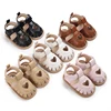 New Summer Newborn Girls Anti Slip Walking Shoes Comfortable Beautiful Hollow Heart Fashionable And Cute Sandals For Girls 1