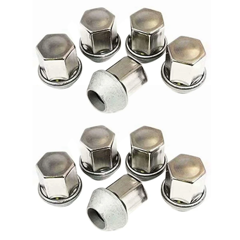10pcs Wheel Lug Bolt Stud Nut Fits Lr001381 For Freelander 2 / Range