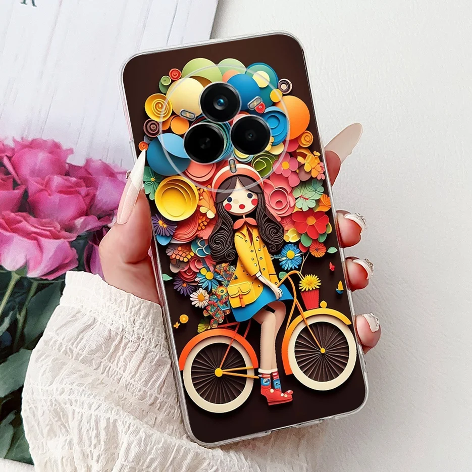Beautiful Flowers Painted Soft Silicone Case - Enhanced Protection
