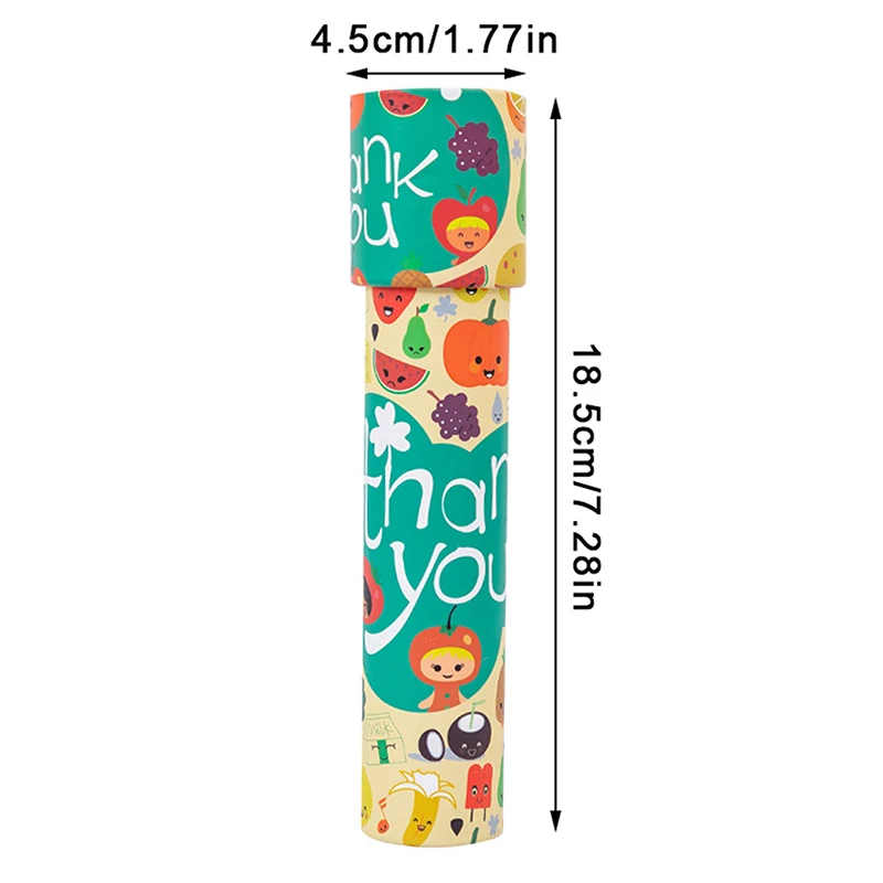 1Pc 18.5cm Random Classic Cartoon Rotating Kaleidoscope Toy Funny Games Scientific Educational Toy Parent-child Interaction