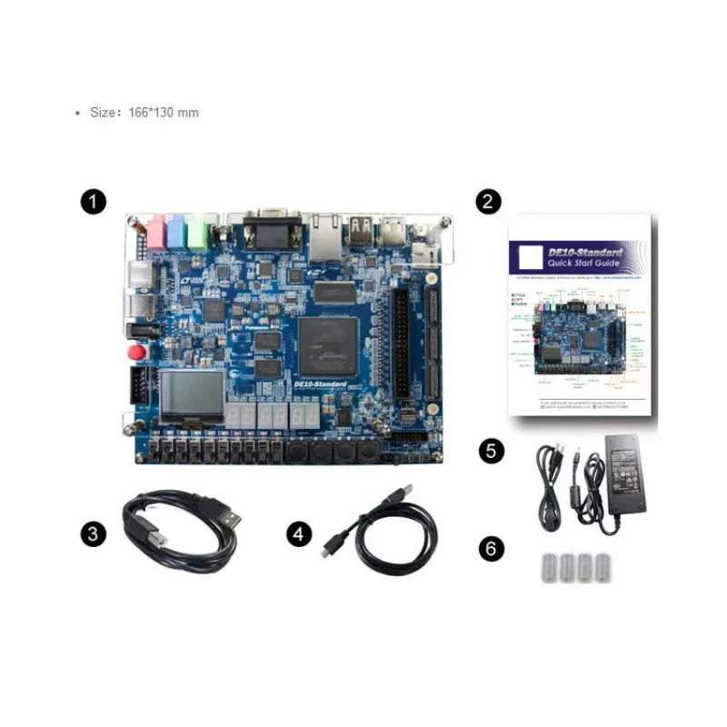 VivaChip TechEducational Diy Kit 전자 Fpga Pcb 데모 보드 Cyclonev Soc 5csxfc6d6f31c6n De10-standard 개발 보드 Wit