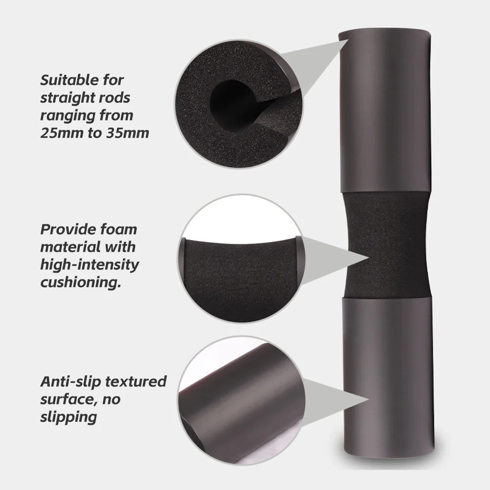 Barbell Shoulder Pads Gym Fitness Thickened Non-slip Weightlifting Squat Strength Workout Dumbbel Neck Support Protection Pad