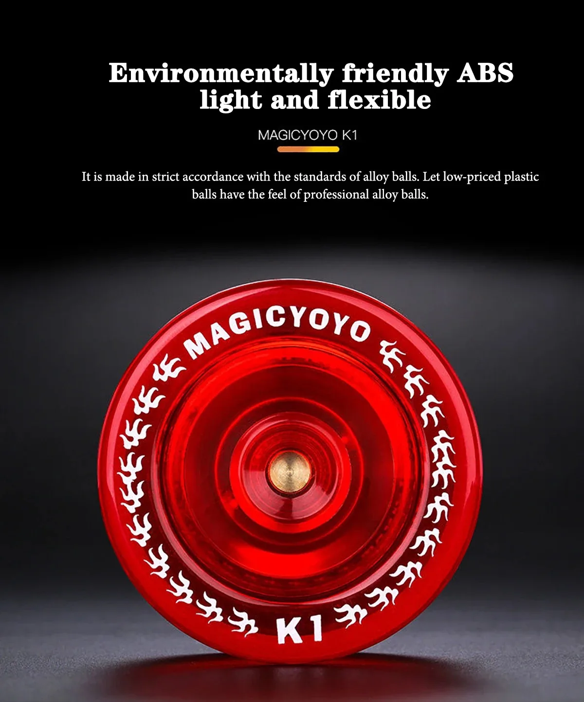 Yo-yo responsive k1 d1 magic yo-yo per principianti giocattolo_voghion.com