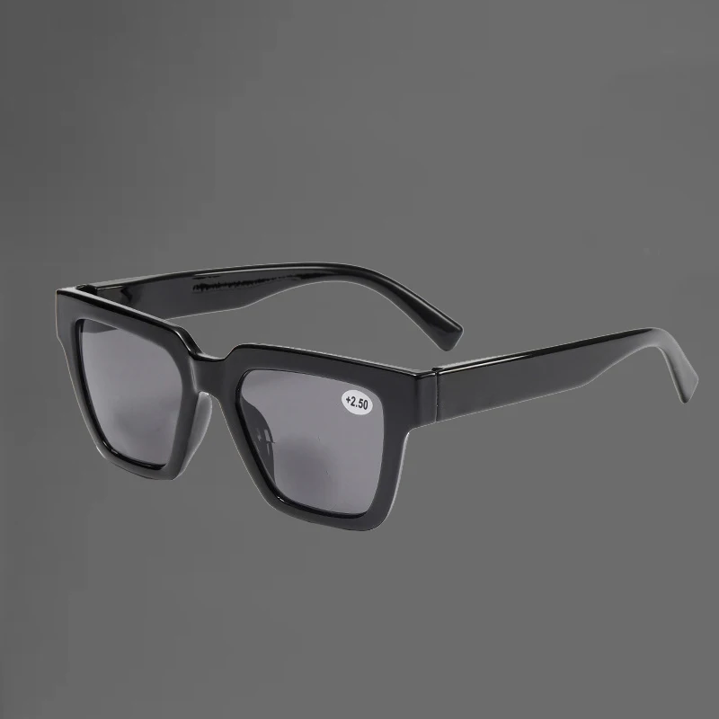 Europe&America Sun Reading Glasses For Men&Women Shade Sunglasses Presbyopic Square Eyeglasses 0 +1.0+1.5+2.0+2.5+3.0+3.5+4.0 4