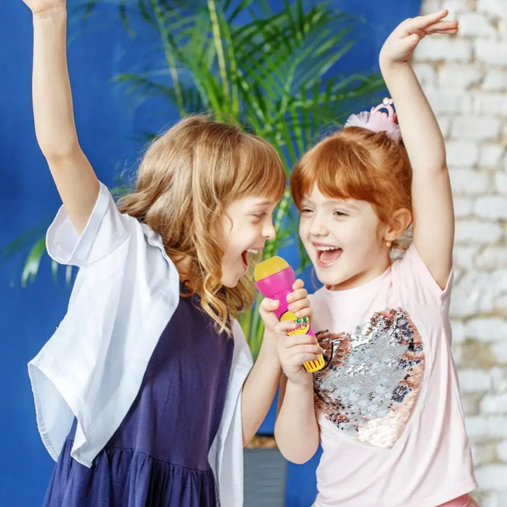 Stimmewechselndes Mikrofon-Spielzeug, Echo-Mikrofon-Spielzeug, batterielos, magisches Karaoke-Mikrofon-Spielzeug, Kleinkinder, Sprachverstärkung, Rollenspielzeug – Detail 9