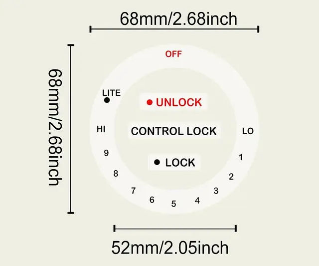 Herdplatten-Aufkleber Set – 4 Ringe + 14 Ofen-Sym Produktbild-Vorschau 6
