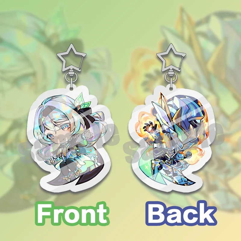 Honkai Star Rail Cute Game Firefly Sam Kawaii Acrylic Keychain Keyring Strap Figure Hanging Accessories