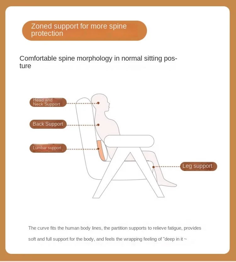 Description Picture 6 of itemX&D Single Folding Sofa Office Portable Small Unit Napping Sofa Napping Single Bed Sitting Sleeping Dual Purpose Chair Lazy Sofa